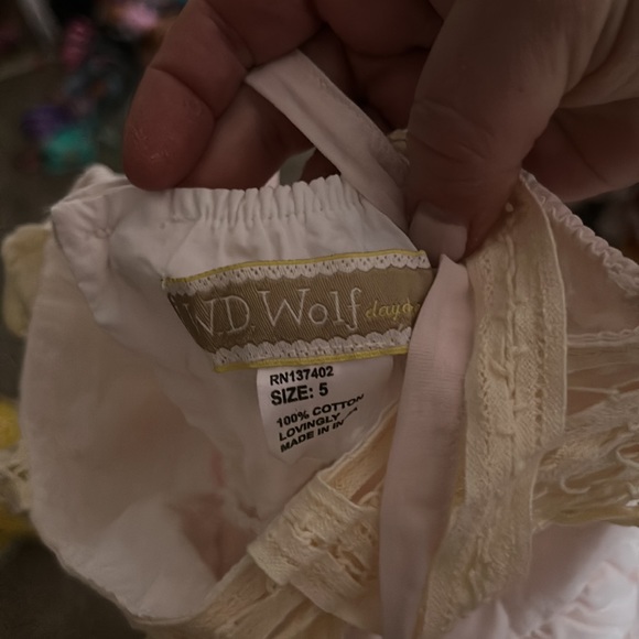 Girls 5 Well Dressed wolf WDW pink & cream tunic set - sooooo gorgeous!!! - Picture 11 of 11